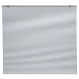 HORNVALLMO Block-out pleated blind, white/top-down bottom-up, 58.5x130 cm
