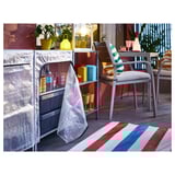 HYLLIS Shelving unit with cover, transparent, 60x27x74 cm