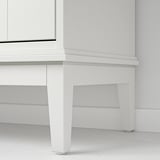 IDANÄS Cabinet with bi-folding doors, white, 121x135 cm