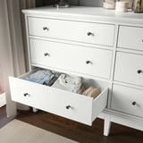 IDANÄS Chest of 6 drawers, white, 162x50x95 cm