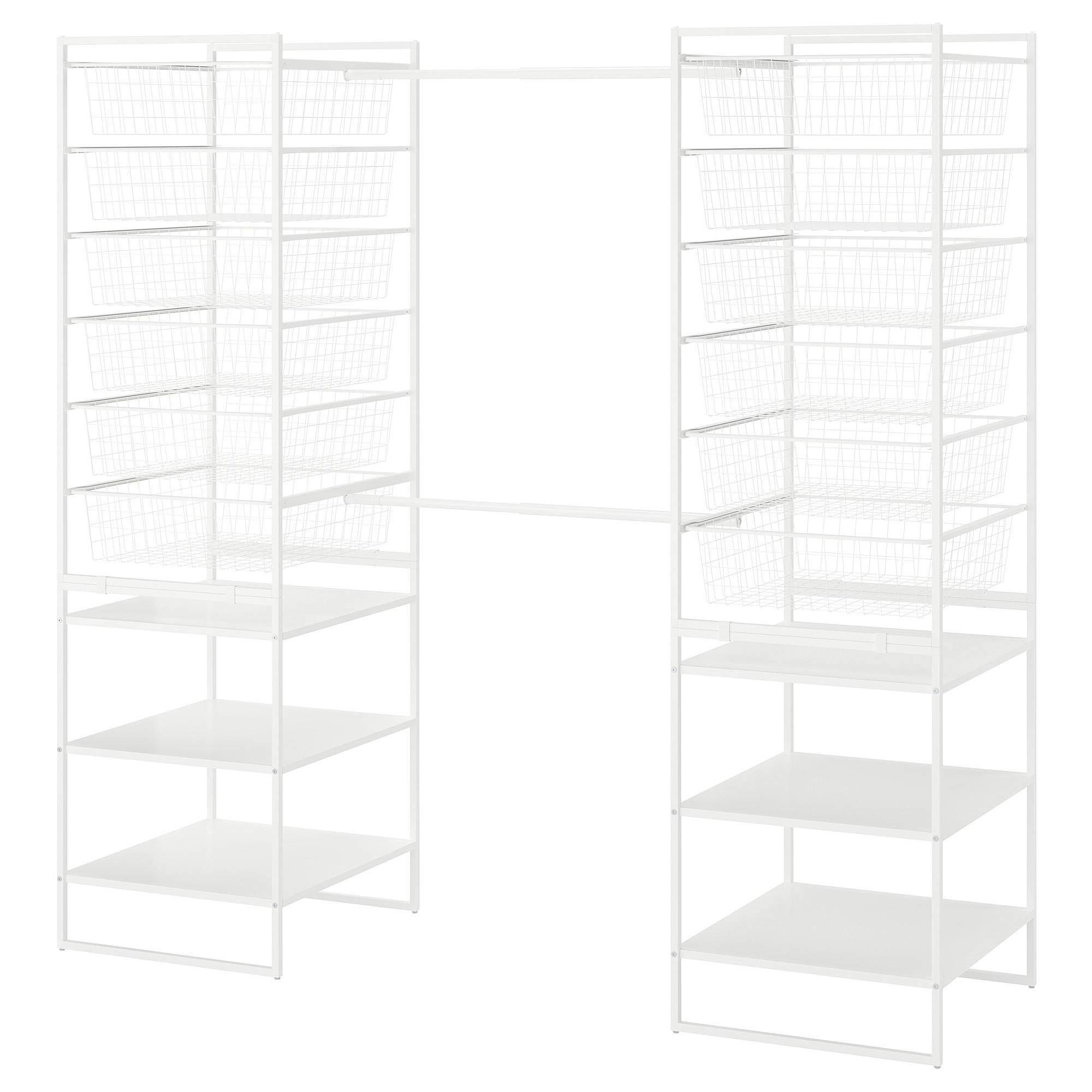 JONAXEL Frame/wire baskets/clothes rails white IKEA