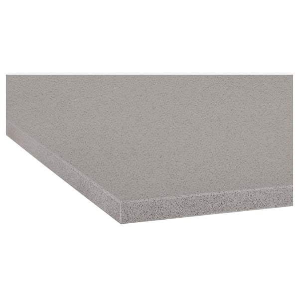 KASKER Custom made worktop, grey stone effect/quartz, 1 m²x2.0 cm