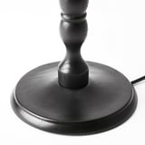 KINNAHULT Table lamp, black ash/black, 37 cm