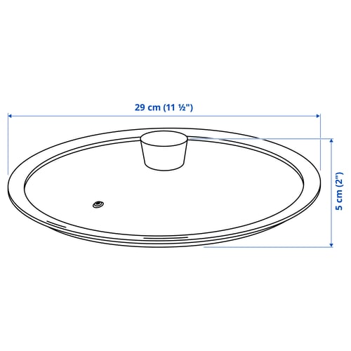 Illustration with measurements for the product: KLOCKREN.