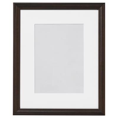KLOTKÖRSBÄR Frame, oak effect/dark brown, 20x25 cm