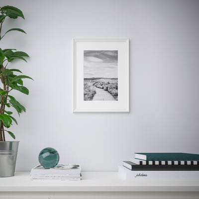 KNOPPÄNG Frame, white, 31x41 cm