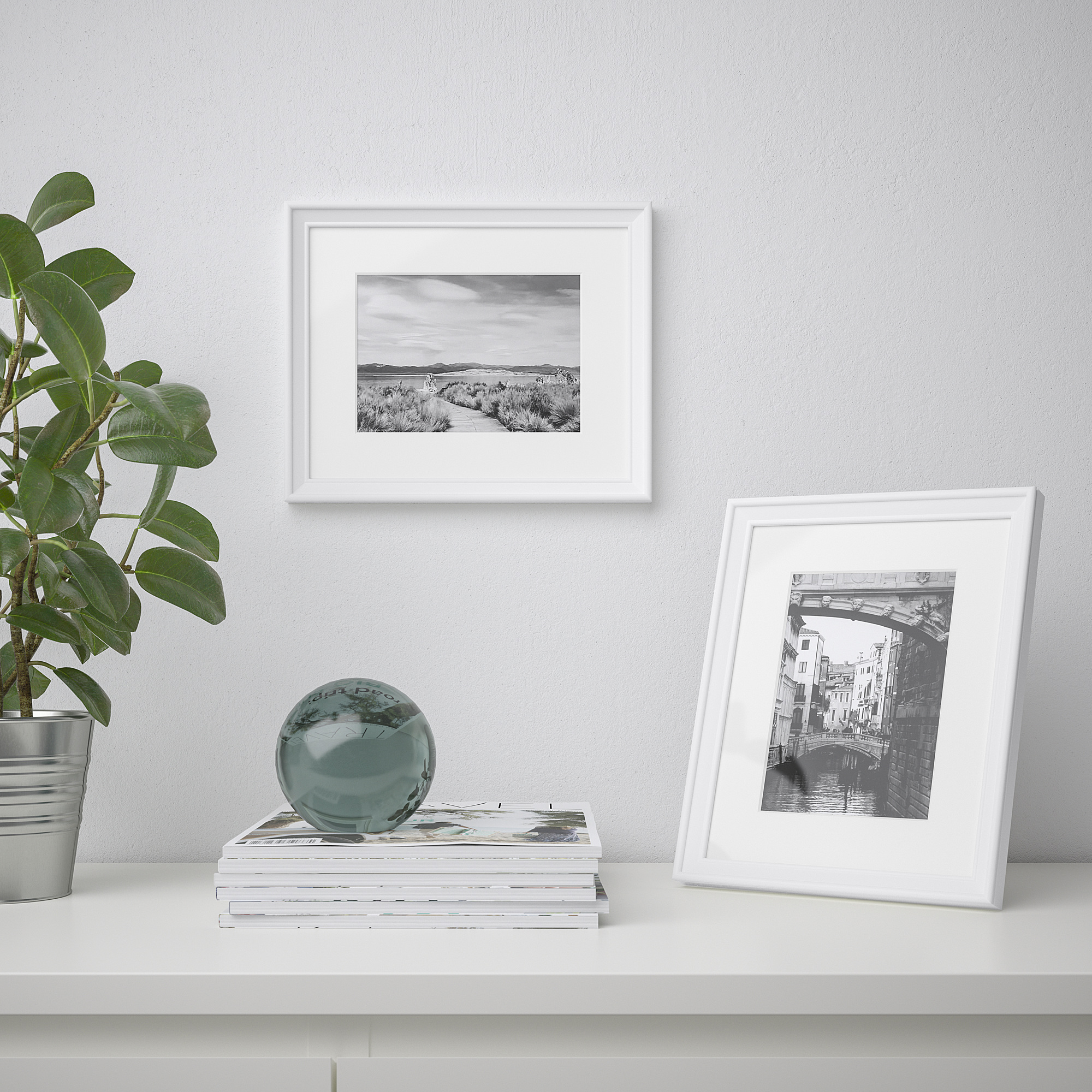 KNOPPÄNG Frame, white, 20x25 cm IKEA