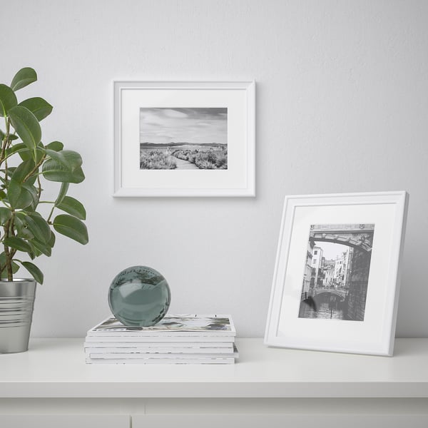 KNOPPÄNG Frame, white, 20x25 cm