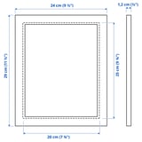 KNOPPÄNG Frame, white, 20x25 cm