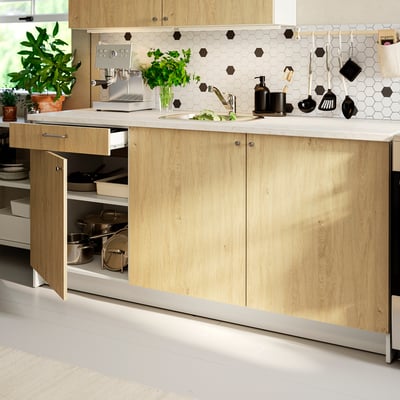 KNOXHULT Base cabinet with doors and drawer