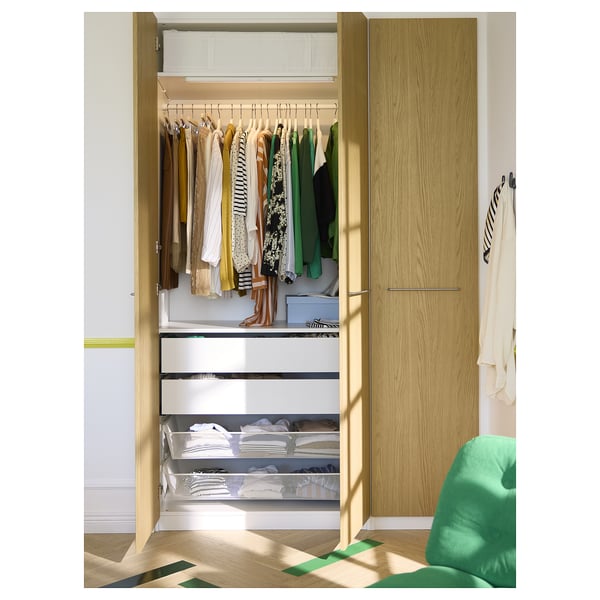 KÖLVATTEN LED lighting with sensor, white/battery-operated, 20 "