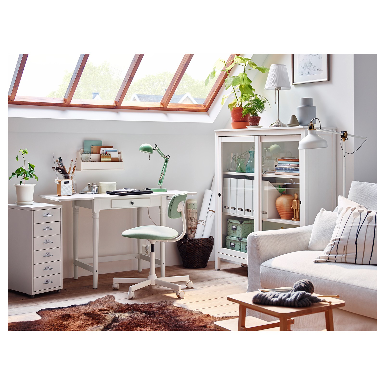 KOLDBY Cow hide brown IKEA