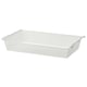 KOMPLEMENT Metal basket with pull-out rail, white, 100x58 cm