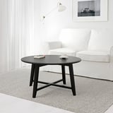 KRAGSTA Coffee table, black, 90 cm