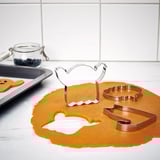 KUSTFYR Pastry cutter, set of 3, mixed shapes stainless steel