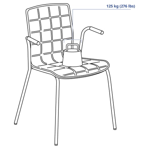 Illustration with measurements for the product: LÄKTARE.