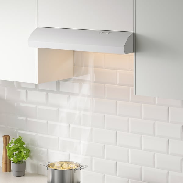 LAGAN Under cabinet extractor hood, white