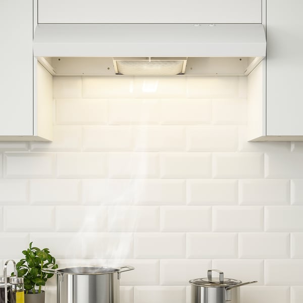 LAGAN Under cabinet extractor hood, white