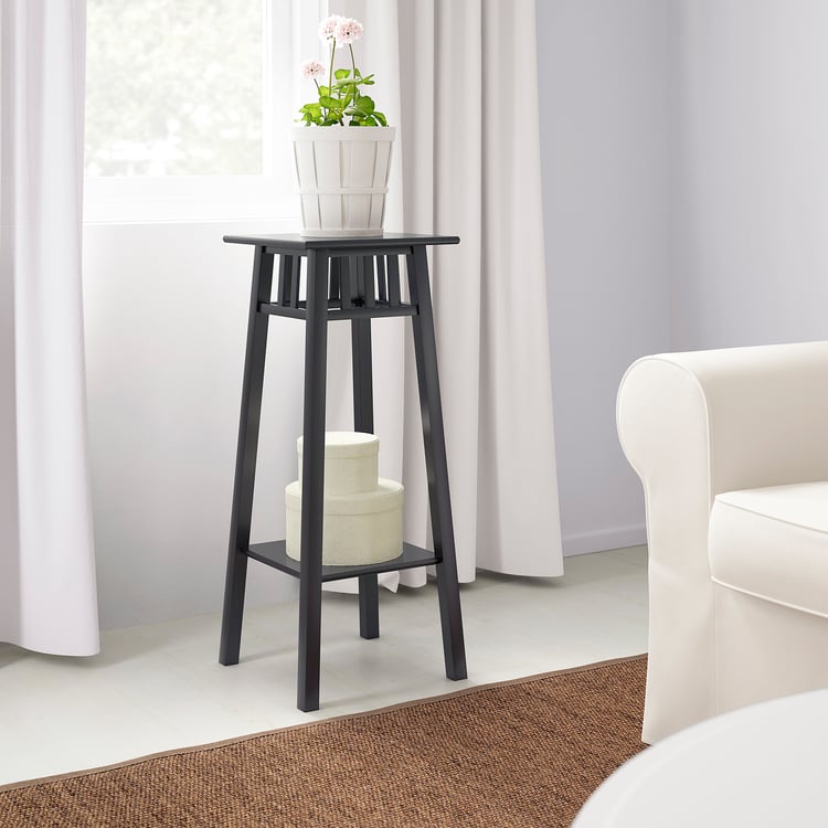 LANTLIV Plant stand, dark brown, 78 cm IKEA