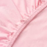 LEN Fitted sheet, pink, 97x120 cm
