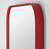 LINDBYN Mirror, red, 28x60 cm