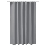 LUDDHAGTORN Shower curtain, grey, 180x180 cm