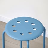MARIUS Stool, blue, 45 cm