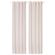 MATILDA Sheer curtains, 1 pair, pale pink/with eyelets, 145x250 cm