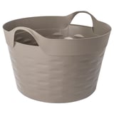MATKÄLLARE Basket, plastic grey, 30 l
