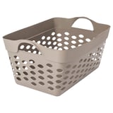 MATKÄLLARE Laundry basket, plastic grey, 22 l