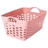 MATKÄLLARE Laundry basket, plastic pink, 22 l