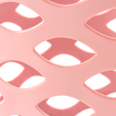 MATKÄLLARE Laundry basket, plastic pink, 44 l