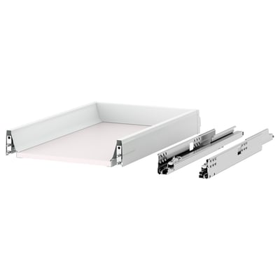 MAXIMERA Drawer, low, white, 38x61 cm