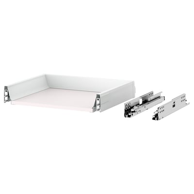 MAXIMERA Drawer, low, white, 46x38 cm