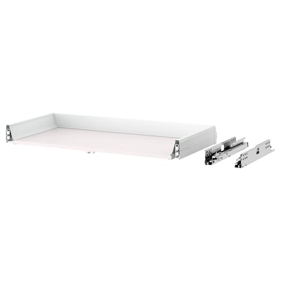 MAXIMERA Drawer, low, white, 76x38 cm