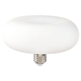 MOLNART LED bulb E26 120 lumen, donut-shaped opal white, 2400 K 150 mm