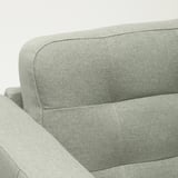MORABO Chaise longue, add-on unit, Gunnared light green/metal