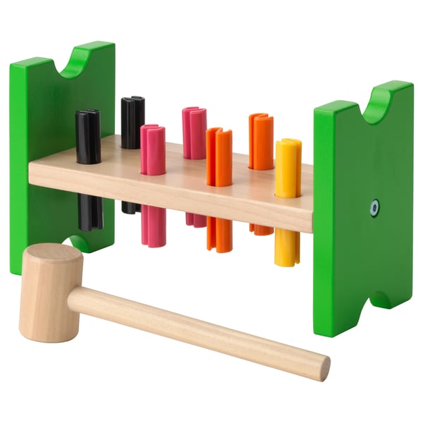 MULA Toy hammering block, multicolour