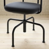 MULLSJÖ Swivel chair, Gräsnäs dark grey