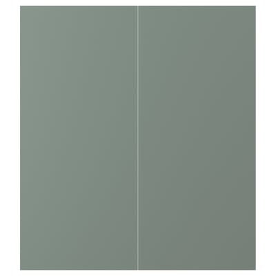 NICKEBO 2-p door f corner base cabinet set