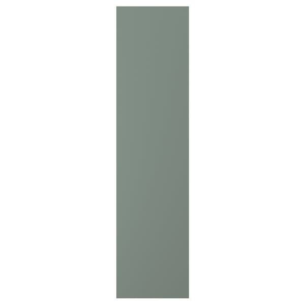 NICKEBO Door, matt grey-green, 38x152 cm