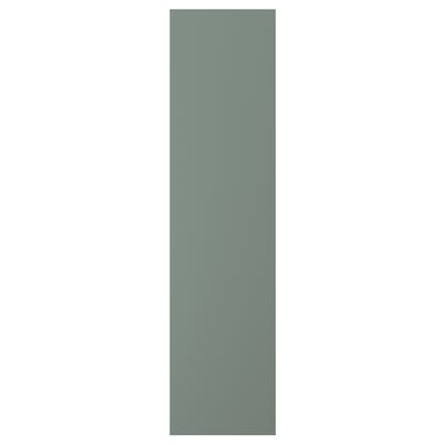 NICKEBO Door, matt grey-green, 38x152 cm