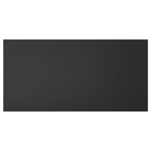 Black rectangular panel, modern design, smooth surface.