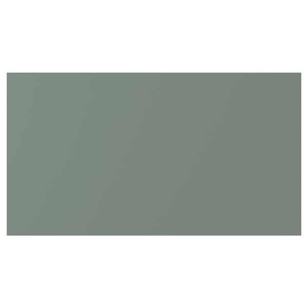 NICKEBO Drawer front, matt grey-green, 46x25 cm