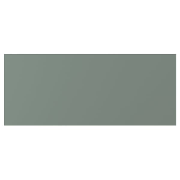 NICKEBO Drawer front, matt grey-green, 61x25 cm