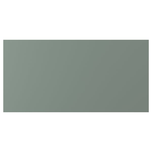 NICKEBO Drawer front, matt grey-green, 76x38 cm