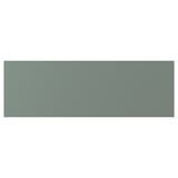 NICKEBO Drawer front, matt grey-green, 76x25 cm