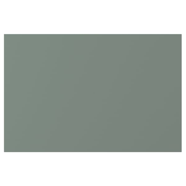 NICKEBO Drawer front, matt grey-green, 38x25 cm