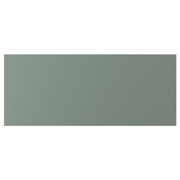 NICKEBO Drawer front, matt grey-green, 91x38 cm