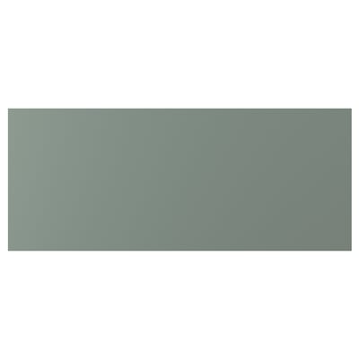 NICKEBO Drawer front, matt grey-green, 91x38 cm
